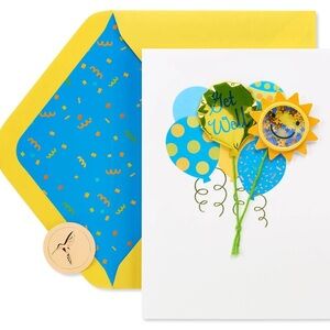 🆕Papyrus 3D “Get Well” Greeting Card